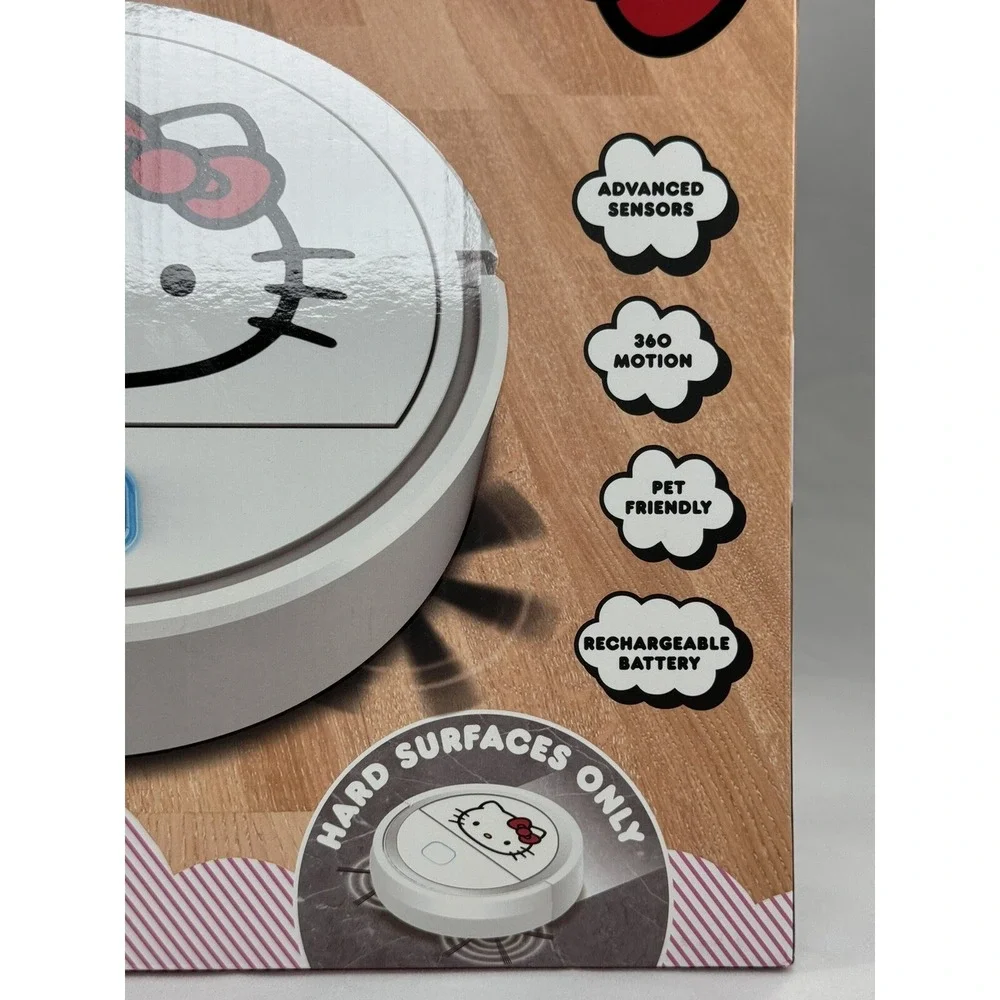 New in Box Hello Kitty Sanrio 3-in-1 Robot Vacuum Cleaner